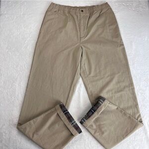L.L. Bean Flannel Lined Pants Men's